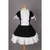 Short Sleeves Cotton Cosplay Maid Costume