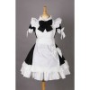 Short Sleeves Cotton Cosplay Maid Costume