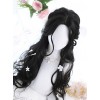 Natural Black Daily Long Curly Hair Lolita Wigs