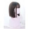 Air-bangs Medium Long Straight Hair Lolita Wigs