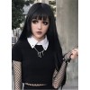 Natural Black Bob Haircut Lolita Wig