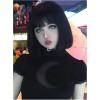 Natural Black Bob Haircut Lolita Wig