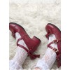 Nocturne Series Round-toe Shallow-mouthed Elegant Classic Lolita Low Heel Shoes