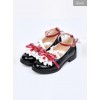 Cute Ruffle Bowknot Lolita Low-heel Shoes