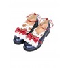 Cute Ruffle Bowknot Lolita Low-heel Shoes