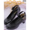 Pure White Or Black Round-Toe Elegant Classic Lolita Shoes