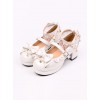 Stars Pendants Bowknot Lace Classic Lolita Heel Shoes