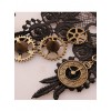 Black Lace Gears Decorate Lolita Wrist Strap