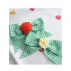 Fashion Plaids Bowknot Strawberry Sweet Lolita Hand Sleeves