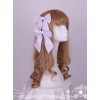 Soft Stripe Chiffon Big Bowknot Sweet Lolita Hair Pin