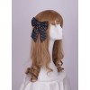 Soft Stripe Chiffon Big Bowknot Sweet Lolita Hair Pin