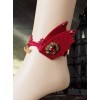 Halloween Demon Wings Red Baroque Style Lolita Ankle Belt