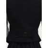 Black Chiffon Handsome Elegant Retro Classic Lolita Vest