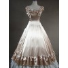 Victorian Retro Champagne Color Ruffles Classic Lolita Prom Dresses