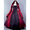 Palace Style Retro Gothic Lolita Prom Hooded Long Dress