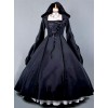 Palace Style Retro Gothic Lolita Prom Hooded Long Dress