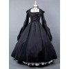 Palace Style Retro Gothic Lolita Prom Hooded Long Dress