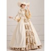 Solemn And Elegant Palace Style Stage Costume Champagne Lolita Prom Dress