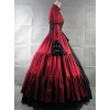 Victorian Stand Collar Long Sleeve Gothic Lolita Prom Long Dress