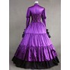 Victorian Stand Collar Long Sleeve Gothic Lolita Prom Long Dress