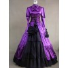 Victorian Stand Collar Long Sleeve Gothic Lolita Prom Long Dress