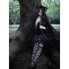 Lilith Series Pure Color Gothic Lolita Long Sleeve Dress