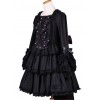 Palace Style Retro Lace Long Sleeve Black Gothic Lolita Dress