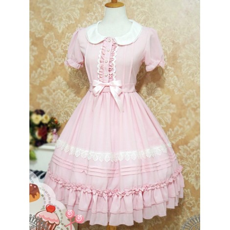 Profiteroles Series Doll Collar Short Sleeve Sweet Lolita Dress